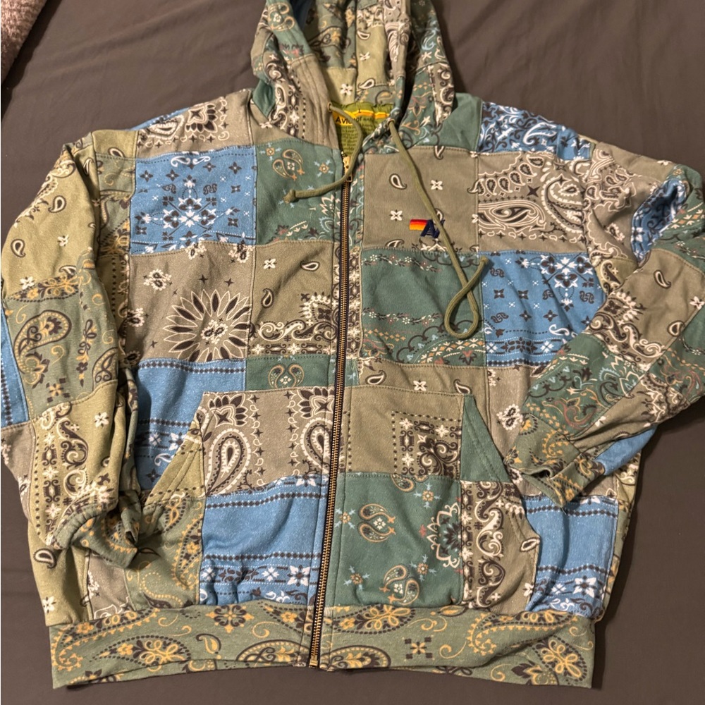 Patchwork Paisley Hoodie